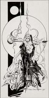 Samuel Clarke Hawbaker - Heroine Pinup Art