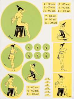 Berthet | KISS : Pin-up, feuillet de toutes les décalcomani… | Banque Dessinée