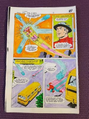 FLASH spec #11 comic ART color guide 1978 GOLDEN AGE GARRICK SHATTERS MENACE | eBay US (Buy It Now)