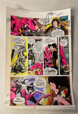 DOCTOR WHO MARVEL PREMIERE #58 ART original COLOR GUIDE EAT A TIME LORD KETCHUP | eBay US (Buy It Now)
