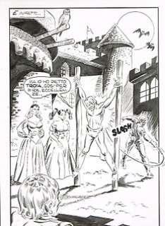 Leonetti, Dino | 1 Splash-page + 6 Original plates  - Maghella #25  - (1975) | Catawiki