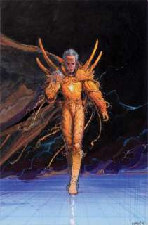 Moebius (Jean Giraud Dit) | MOEBIUS "Angel" Encres de couleurs pour une sublime illustration&helli | Coutau Bégarie