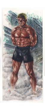 Javier Coscarelli - Ilustraciones - Roy Batty - acuarelas - usd 30