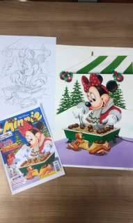 Minnie Maus Magazine - Original Disney Minnie Maus Water Color drawing ~Ray Nicholson~ - Original Drawing | Catawiki