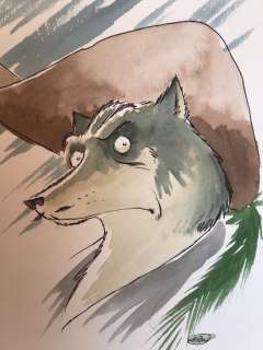 Masbou - Dessin original couleur - De Cape et de Crocs - Don Lope de Villalobos y Sangrin | Catawiki