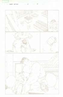 Alex Sanchez - Marvel age: hulk - issue 3 pg 14 - hulk vs alien