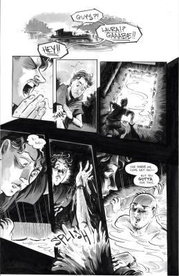 Nate Powell | Twilight Zone Issue 4 - Pg. 9 | Athenaeum Comic Art