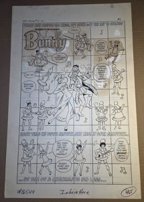 Bunny #16 (1970) Original Interior Page Splash Good Girl Art Go-Go Dancer Chess | eBay US (Buy It Now)