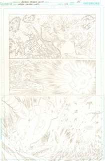 Geraldo Borges - Green Lantern Corps #3 P.15 - Crazy Lantern Giant Hammer Attack Vs. Ring Slayers - 2012