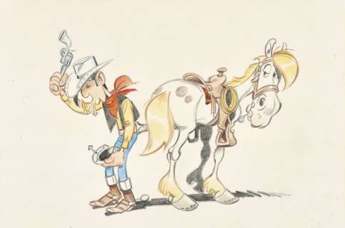 Morris (Maurice de Bévère Dit) | Lucky Luke et Jolly Jumper | Artcurial
