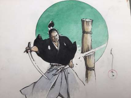 Michetz, Marc - Dessin original couleur - Kogaratsu -Illustration Type Â«Â Couverture AlbumÂ Â» | Catawiki