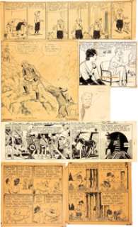Pat Boyette, Jack Patton, J.R. Williams, and Others Comic Strips Original Inscribed Art Group 20 (Jack Kent Collection, 1930s-... (Total: 20 Original Art)