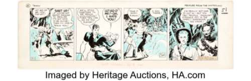 Caniff, Milton | Milton Caniff Terry and the Pirates Daily Comic Strip Original Art dated 5-2-36 (Chicago Tribune/ N.Y. News Syndic... | Heritage