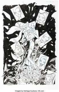 Rossmo, Riley | Riley Rossmo Harley Quinn #8 Splash Page 6 Original Art (DC, 2021).... | Heritage