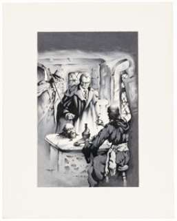 Fabian, Stephen | Stephen Fabian The Sin Eaters Cover Fantasy Illustration Original Art (Robert Weinberg, 1979).... | Heritage