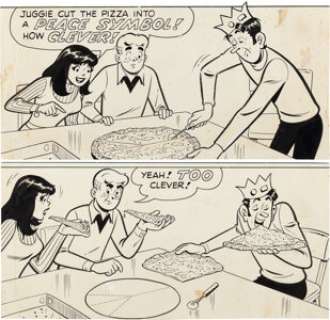 Archie Artist | Jughead’s Jokes #23 Cover Gag Illustration Original Art Group of 2 (Archie, 1971). (Total: 2 Original Art) | Heritage