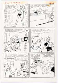Dan DeCarlo and Rudy Lapick Archie’s Girls Betty and Veronica #119 Story Page 2 / Cover Element Original Art (Archie, 1965). | Heritage