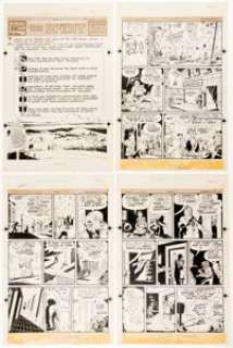 Will Eisner The Spirit Section Complete 7-Page Story Original Art dated 7-2-1950 (Register and Tribune Syndicate, 1950). (Total: 7 Original Art) | Heritage