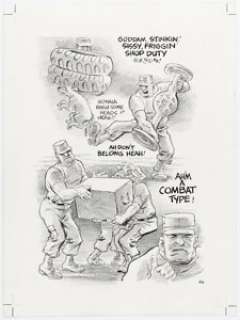 Will Eisner Last Day in Vietnam "Hard Duty" Story Page 2 Original Art (Dark Horse, 2000). | Heritage