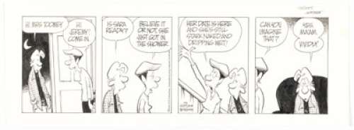 Jerry Scott and Jim Borgman Zits Daily Comic Strip Original Art dated 1-31-05 (King Features Syndicate, 2005). | Heritage