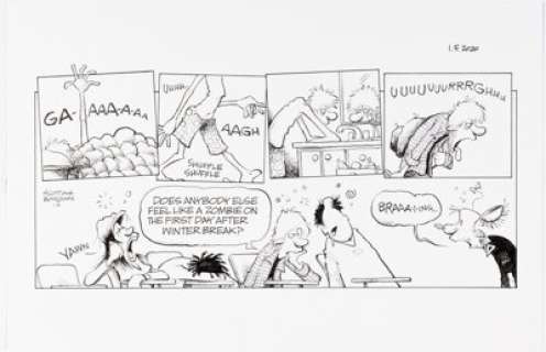 Jerry Scott and Jim Borgman Zits Sunday Comic Strip Original Art dated 1-5-20 (King Features Syndicate, 2020). | Heritage