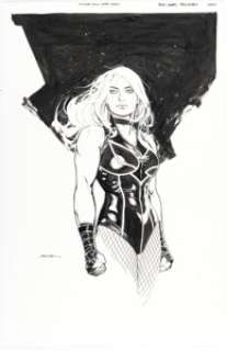 Ryan Sook - Black Canary Illustration Original Art (2024).