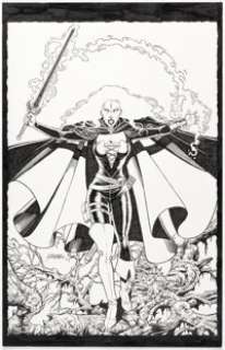 George Pérez Brian Pulido’s Medieval Lady Death #1 Variant Cover Original Art (Avatar Press, 2005). | Heritage