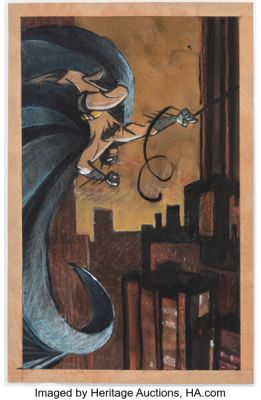 Mark Badger - Batman Specialty Illustration Original Art (2025). | Heritage