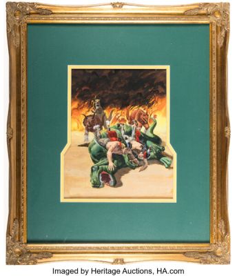 George Wilson Turok, Son of Stone #90 Cover Original Art (Western, 1974). | Heritage