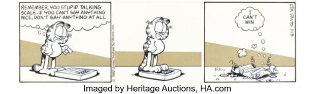 Jim Davis Garfield Daily Comic Strip Original Art dated 7-13-92 (United Feature Syndicate, 1992). | Heritage