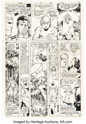 George Pérez and Romeo Tanghal The New Teen Titans #14 Story Page 15 Original Art (DC, 1981). | Heritage
