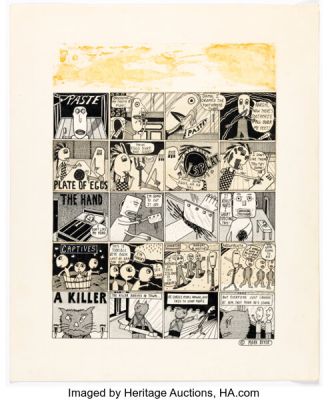 Mark Beyer - Miscellaneous Comic Strip Illustrations Original Art (undated). | Heritage
