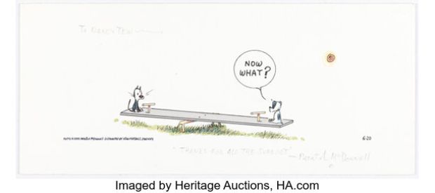 Patrick McDonnell Mutts Daily Comic Strip Original Art daily 6-20-00 (King Syndicate Features, 2000). | Heritage