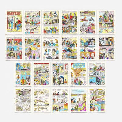 Andy Yanchus | Lot 319 - Alpha Flight #7 Complete Color Guide (Marvel Comics, 1984) | Landry Pop Auctions