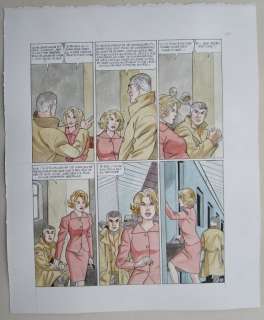 Renaud, Denauw - Originele pagina in kleur (p.40) - Inkt en bloed - (2016) | Catawiki