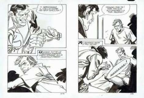 TAVOLA ORIGINALE TAVOLA ORIGINALE TACCONI Dott Barnard n. 1 di 2 - tavole 91-92 | Casa del Fumetto