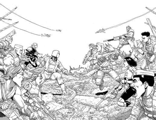 André Lima Araújo | G.I. Joe #1 Skybound Insiders Connecting Variant | The Artist Bullpen