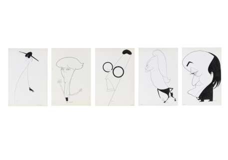 ARDITO PIETRO (1919 - 2005) - LOT COMPOSED BY 5 CARICATURES | Capitolium Art