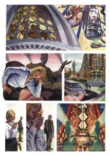 Steve Rude | Nexus 100 "Sunny Day" Watercolor Page 08 | Steve Rude