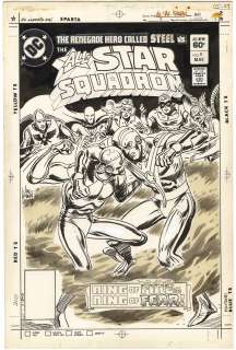Joe Kubert - All-Star Squadron #9 Cover
