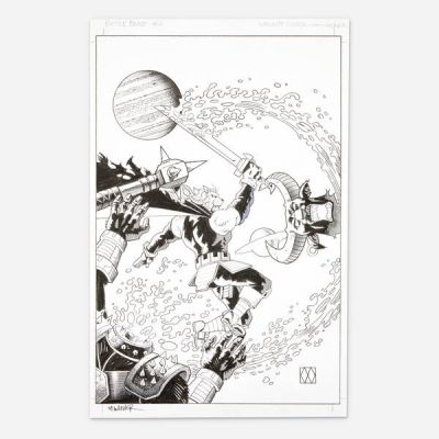 Matt Wagner | Invincible Universe: Battle Beast #5 Variant Cover E Original Art (Image Comics, 2025) | Landry Pop Auctions