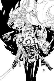 KARL WALLER 2009 NEGATIVE BURN TPB. COVER