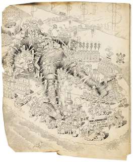 HARRISON CADY (1877-1970) "Gulliver Knickerbocker and the Lilliputians." [ANTI-SEMITIC / CARTOONS / LIFE MAGAZINE] | Swann Galleries