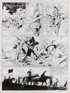 Paul Gillon (1926-2011) | Jehanne La Pucelle, La Sève et le sang, Tome 2, planche 23, 1997 | Fauve Paris