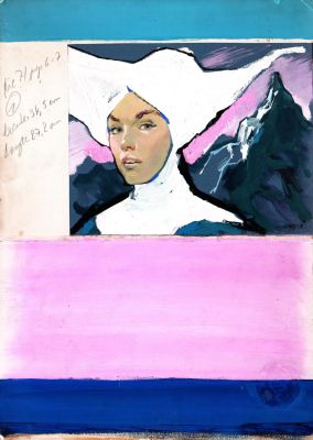 Mario Tempesti | Copertina Narciso Nero (Rumer Godden, Pavone Mondadori) | Tavole Originali