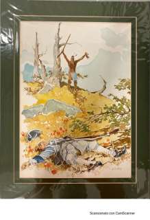 Giovanni Ticci - original watercolor - cm 33x45 - Loose page | Catawiki