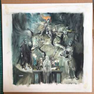 Lieven, Elst - Dessin original couleur - Esprits et revenants | Catawiki