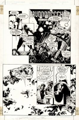 Mike Mignola | Ironwolf p.19 | Tavole Originali