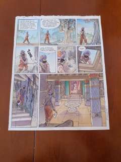 Maltaite, Eric - Planche originale couleur - Les 1001 nuits de Shéhérazade - (2001) | Catawiki