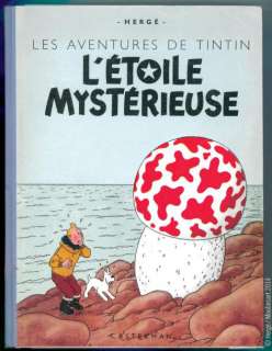 Herge | TINTIN 10. L’ETOILE MYSTERIEUSE. A23 1944 avec numéro d’autorisation. | Coutau Bégarie